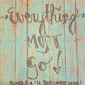 COPY - Super Spring Cleaning! Everything must go!